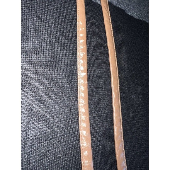 Charter Club Women’s Sweater Cardigan Open Color Block Cotton Pocket Medium - Picture 8 of 9